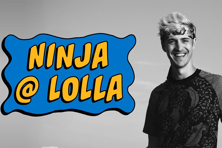 Fortnite : Ninja live au festival Lollapalooza